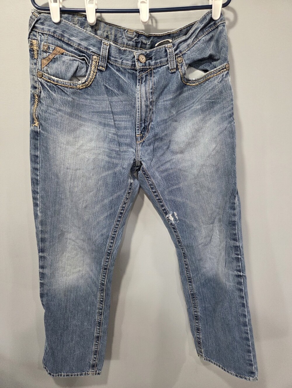 Ariat Boot Cut Jeans Size 36x34 Small tear as shown in photos